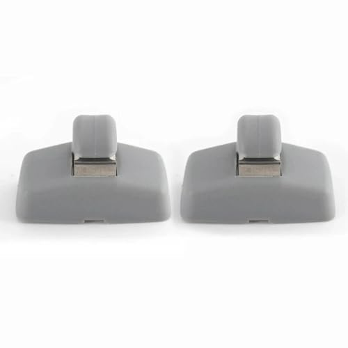 2 ganchos para parasol 3B0857561B para V.W G.olf Polo Seat Skoda Gris