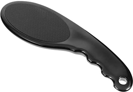 Lima de Pedicura de Nanovidrio Removedor, para Pies | Mango de Abs Negro, 1, para Viaje y Ducha, Limpieza Sencilla y Uso