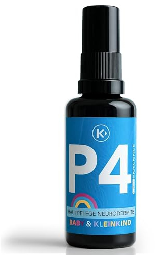 clese P4® Neurodermitis-Spray für Babys & Kleinkinder – Ohne Cortison mit besserer Wirksamkeit | 100% vegan | Sanfte Pflege für empfindliche Babyhaut | Dermatologisch getestet | Made in Germany (50ml)