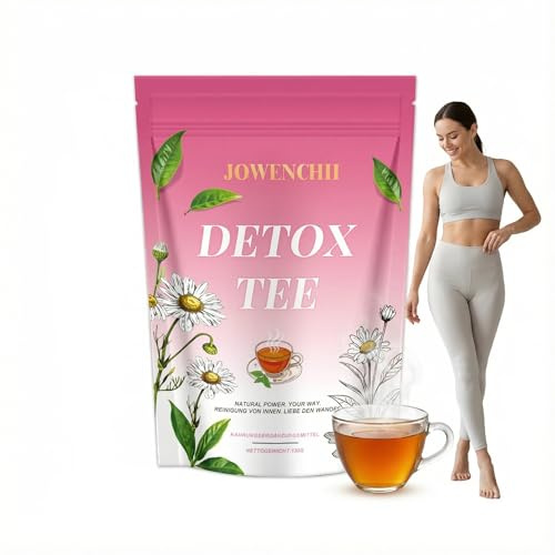 Detox Tee zum Abnehmen, 56 Stück abnehmentee entgiften, Bauchfett verbrennen