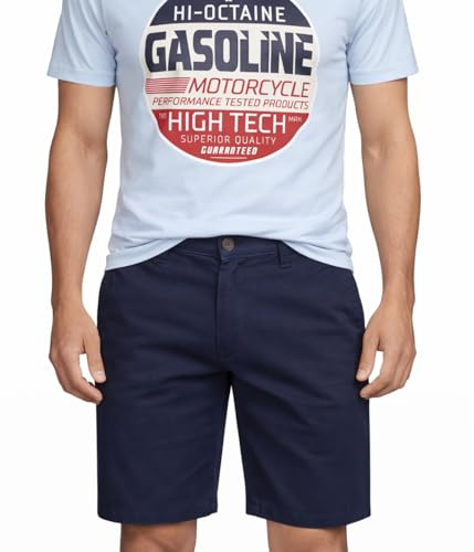 Xact Pantalones Cortos Hombre Chino – Bermuda Hombre Algodón, Short Hombre Verano Regular Fit, Pantalones Cortos Elegantes Casual, 23 cm