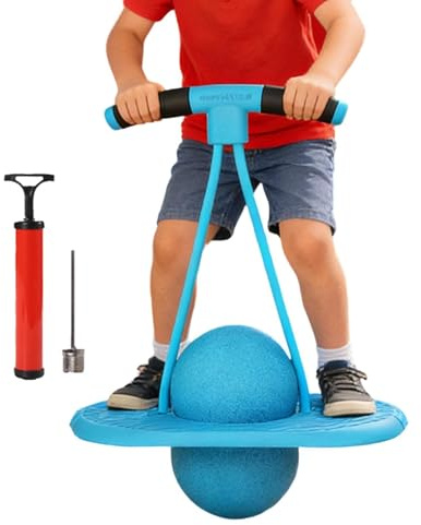 Bola de tolva - Engranaje de Equilibrio | Entrenador de Salto Inflable Juego de jardín | Equipo de Ejercicio para niños de PVC Duradero Antideslizante | Juego de Equilibrio Hopper para niños para Uso