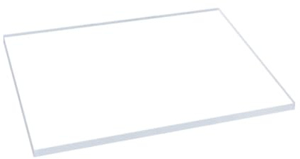 YTSMZX Trasparente Lastre Acriliche Spessore 2mm 2 Pezzi