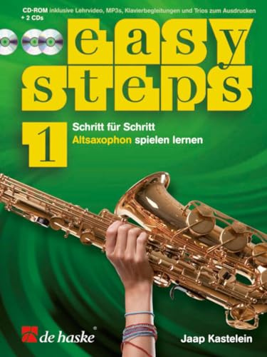 EASY STEPS 1 ALTSAXOPHON SAXOPHONE +CD