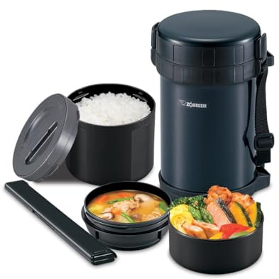 Zojirushi SL-XE20AD Classic Stainless Insulated Lunch Jar, 50-Ounce, Navy