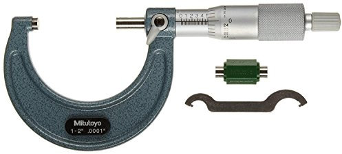 Mitutoyo 103-132 Micrometer 1-2 with 0.0001 Graduation