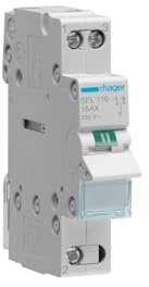 Hager SFL116 interruttore elettrico Bianco