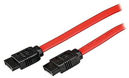 adj 320 – 00045 – Câble Flat SATA, 0,5 m, 3 Gbits/s, Rouge