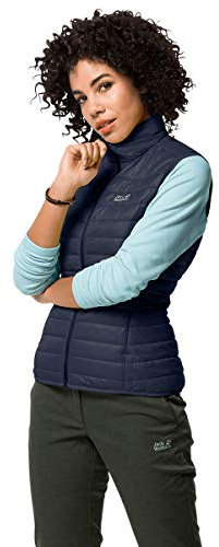 Jack Wolfskin Damen JWP VEST W winddichte Steppweste, Night Blue, L