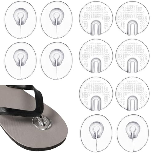 EXCEART 6 Paar Fersenschutz Pads Und Zehenzwischenraum Schutz Transparente Gel Polster FüR Sandalen Und Flip Flops Rutschfestes FußPolster Gegen Reibung Wiederverwendbar FüR Damen Und Herren