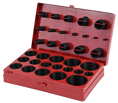 419 Pezzi O-Ring Assortimento Kit, 3-50mm 32 Misure Assortite Gomma O-Ring, O-Ring Guarnizioni Idrauliche per Guarnizioni Idrauliche e Riparazione Rapida dell'Auto, Rubinetti Impianti Idraulici
