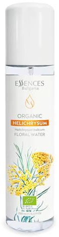 Essences Bulgaria Bio Immortellenwasser 250ml | 100% rein und natürlich | Für Unreinheiten, Falten, feine Linien und dunkle Flecken | Anti-Aging-Nebel | Hautregenerierender Toner | Alkoholfrei