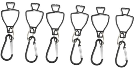 Hemobllo 6pcs Glove Holder Clip Multi-Function Sunglasses Towel Hanging Hook Craftsmanship Outdoor Work Essential