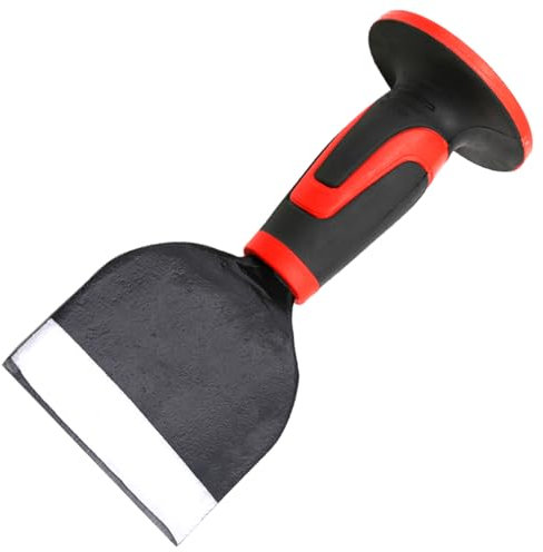 WEDO Flachmeißel mit Handschutz,Spitzmeissel,8 Zoll,16x55mm,CR-V Stahl,Spitzmeißel,Fliesenmeißel,gehärtet und vergütet,Meißel