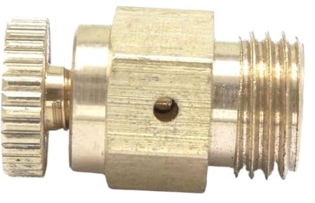 Aqxybgt 1/8 1/4 3/8 1/2 M8x1 M10x1 M12x1 M12x1,25 M12x1,75 Männlich Manuelles Auslassventil Luftablassventil Entlüftungsventil Heizung(Size:1/2)