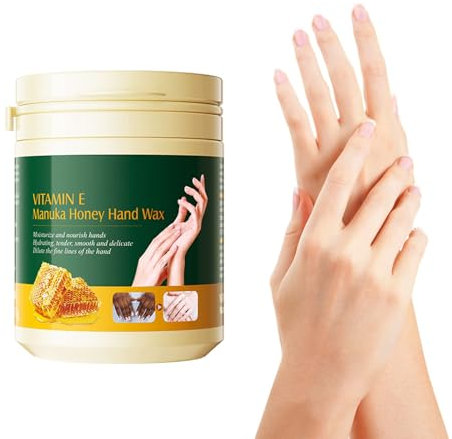 Cera Per Le Mani, Maschera Di Cera Per Le Mani, Maschera Idratante Peel-Off Per Le Mani, Maschera Per Le Mani Nutriente Pelle Sbiancante, Cura Delle Mani, 170 G Honey Hand Wax