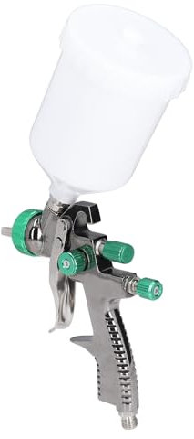 Kikumi Paint Sprayer, Paint Spray Gun 1/4 Inch Air Inlet Port Wide Applications Easy HVLP Technology for Car Primer Spray
