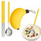 Palillos de cuchara plegables, juego de utensilios de vajilla portátil, palillos de cuchara para picnic, palillos reutilizables, juego de cubiertos de bolsillo para viajes, hogar, comedor al aire