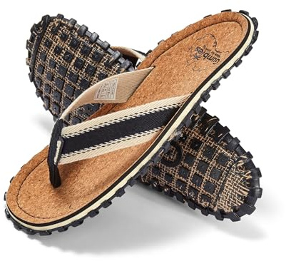Gumbies Corker Unisex Flip Flops, with Supersoft Cotton Toe Post, Sustainable Cork & Recycled Rubber Sole - Comfort Guaranteed