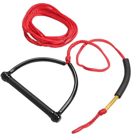 ULTECHNOVO Cuerda de Esquí Acuático Resistente para Deportes Acuáticos con Asa Ergonómica y Alta Visibilidad para Wakeboard Esquí y Tubing Duradera y Fácil de Usar Verano