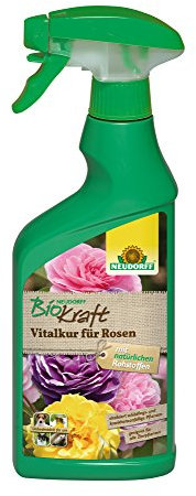 Neudorff BioKraft Vitalkur für Rosen AF – Anwendungsfertiges Spray vitalisiert durch Schädlinge und Krankheiten geschwächte Rosen und alle anderen Zierpflanzen, 500 ml