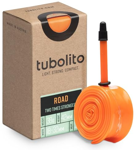 Tubolito Unisex – Tubo-Road cykelslang, orange, 700C-42 mm