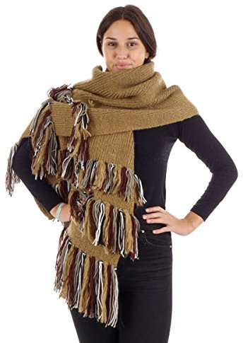 Barts SCHAL WINTERSCHAL STRICKSCHAL BRAUN BYRON FRANSEN XXL WÄRMEND 3575009 - Byron (one-size)
