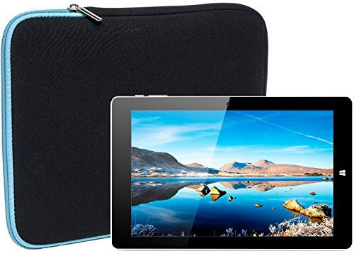 Slabo Tablet Tasche Schutzhülle für Chuwi Hi10 Hülle Etui Case Phablet aus Neopren – TÜRKIS/SCHWARZ