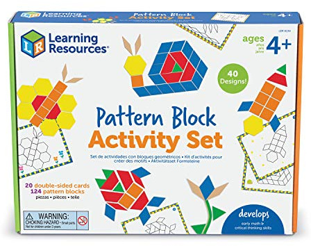 Learning Resources Aktivitätsset Formsteine, feinmotorisches Geschick, logisches Denken, ab 4 Jahren