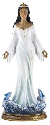 Figura de Yemaya de pie Blanca 58 cm de Alto