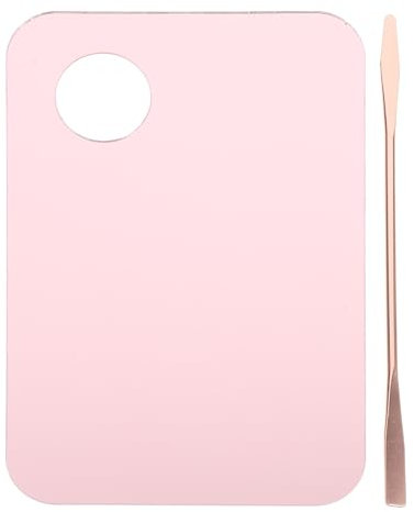 TOVINANNA 1set Nail Art Mixing Palette and Spatula Versatile Foundation and Mixing Tray for Makeup Easy to Clean Cosmetic Tool for Personal and