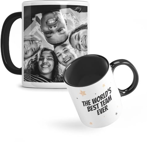 Personalisierte Tasse mit Foto & Text, Original, Starmug, Abschied des Arbeitskollegen, Abschied des Colleges, Geschenk für Studenten, Kollegen, Arbeitskollegen – Keramik, 330 ml