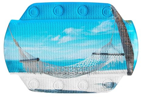 Kleine Wolke Nackenpolster Bahamas Multicolor 32 x 22 cm | Foto-realistisch bedruckt, maschinenwaschbar