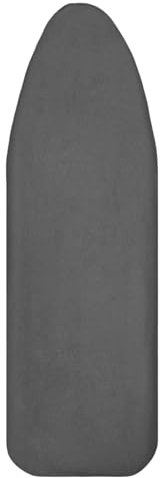 LUKDUNG - Funda de tabla de planchar de algodón con elástico para central de vapor, apta para tablas de planchar de 110 a 115 cm x 30 a 35 cm, color gris