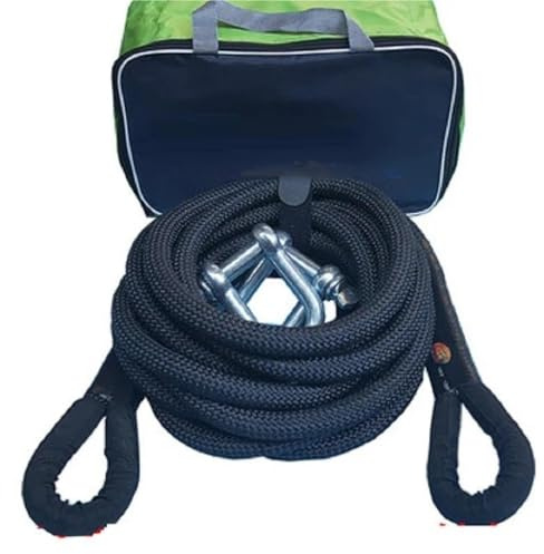 Synthetisches Windenseil-Kit Abschleppseil Auto 5T-10TX3M-10M /x9,8'—32,8', Automobil-Nylon-Anhängerseilzug, starker Zugseilgürtel(5TX10M)