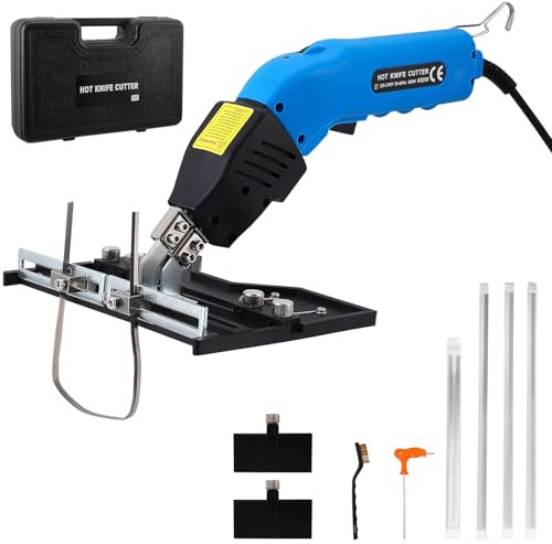 Yapasopu Styrocutter Elektrischer Heißschneider 200W heißes Messer Stoffschneider Schneidwerkzeug Schaumschneider Set zum Schneiden von Stoff/Gummi/Seil/Kunststoff/Acryl