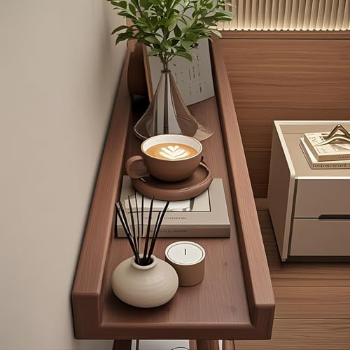 Mensola Decorative per Radiatore, Mensola Sopra Termosifone in Legno Copri-Termosifone Copricalorifero Moderno Antifumo Antipolvere per Soggiorno Camera da Letto Corridoio(Marrone,90x15cm/35x6in)