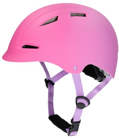 Bergen Kinder Fahrradhelm Scout 46-56 cm, von 3 bis 10 Jahren, Leichter Kinderhelm mit Größenverstellung für Jungen und Mädchen, gut belüftet, sicher & bequem, für Fahrrad, Scooter, Roller & Skates