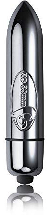 ROCKS OFF Mini-Vibrator Munition für die Liebe in chrome