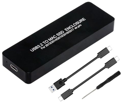 chenyang 12+16Pin MAC SSD auf USB 3.2 Gen 2x2 20Gbit/s Mobiler HDD Gehäuseadapter für 2013 2014 2015 2016 MAC Air Pro SSD