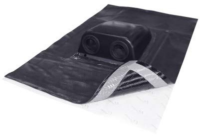 Klöber KE9270-SF-9730 Universal Duo Solardurchführung für 2 Rohre Ø 31mm 56 x 35,8 cm grau