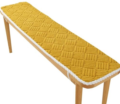 MCNDSI Sitzkissen Bank Outdoor Indoor Sitzkissen Outdoor Gartenstuhl Bürostuhl Bank Kinder Bankauflage Outdoor Bankkissen Bankauflage Outdoor(Colour4,100x30cm/40x11inch)