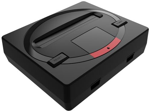 NEOCADE Retro Game Console for Sega Genesis Mega Drive, Includes 18 NES Games and 12-in-1 MD Game Cartridge, with 2 Wired Game Controllers, Supports HDMI Output for Large Screens