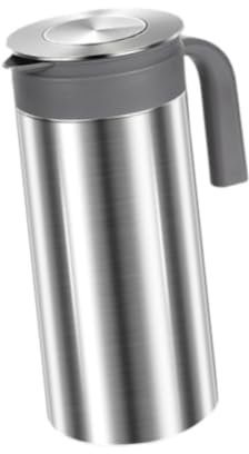 Colcolo Jarra de Acero Inoxidable, Jarra para Bebidas frías con Tapa y asa, Jarra para té, Tetera para café para té, 1500ml