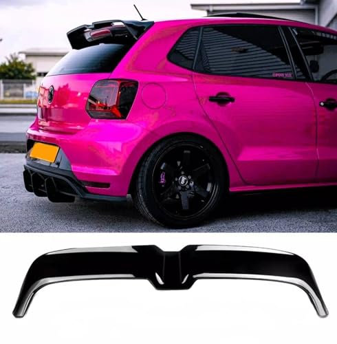 Auto Perfectionists UK Rear Boot Spoiler Compatible With VW Polo MK5 6R 6C GTI R 2009-2017 Oettinger Style ABS Gloss Black