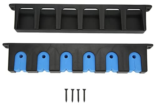 Yomiyuyr Angelrutenständer, platzsparender Wandhalter, mit ABS-PVC-Material für die Aufbewahrung von Angelruten (Blau)