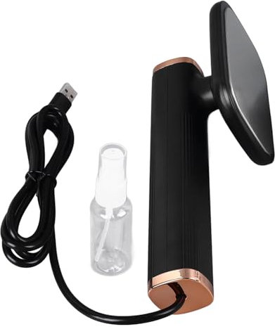 Mini Plancha de Portátil Giratoria de 20 Ml de Capacidad, Máquina de Planchar Portátil con Enchufe USB para Viajes en Casa, Dormitorios con Cable, para Seda, Felpa, Lana y Más