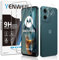 Yenwen Tempered Glass Screen Protector for Motorola Moto G05, 2 Pieces Screen Protector Film and 2 Pieces Rear Camera Protectors for Moto G 05, Anti Scratch, 9H Hardness Glass, Bubble-Free