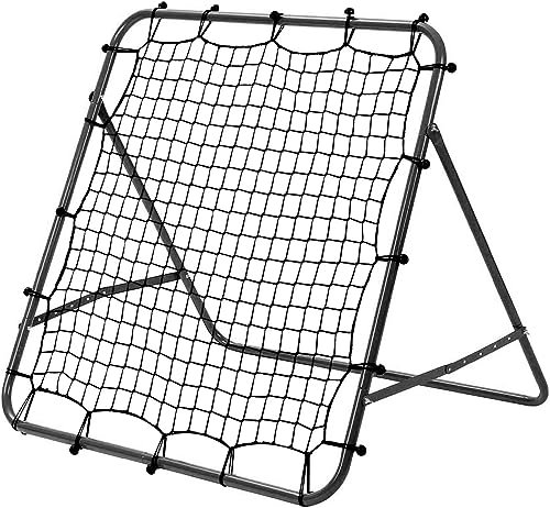 TUODENG Rebounder-Netz, Übungs-Fußballtrainingsnetz, Soccer Kickback Target Goal Pro für Kinder, Kinderspiel-Lehrmittel, verstellbare tragbare Fußballtür