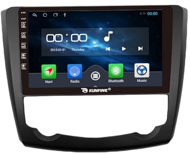 Car CarPlay Android Auto Navigation Stéréo GPS Radio Caméra arrière Display 9 IPS Touchscreen Headunit Tablet Pad Lecteur multimédia pour Renault Kadjar 2015-2019, Quad Core 2G+64G